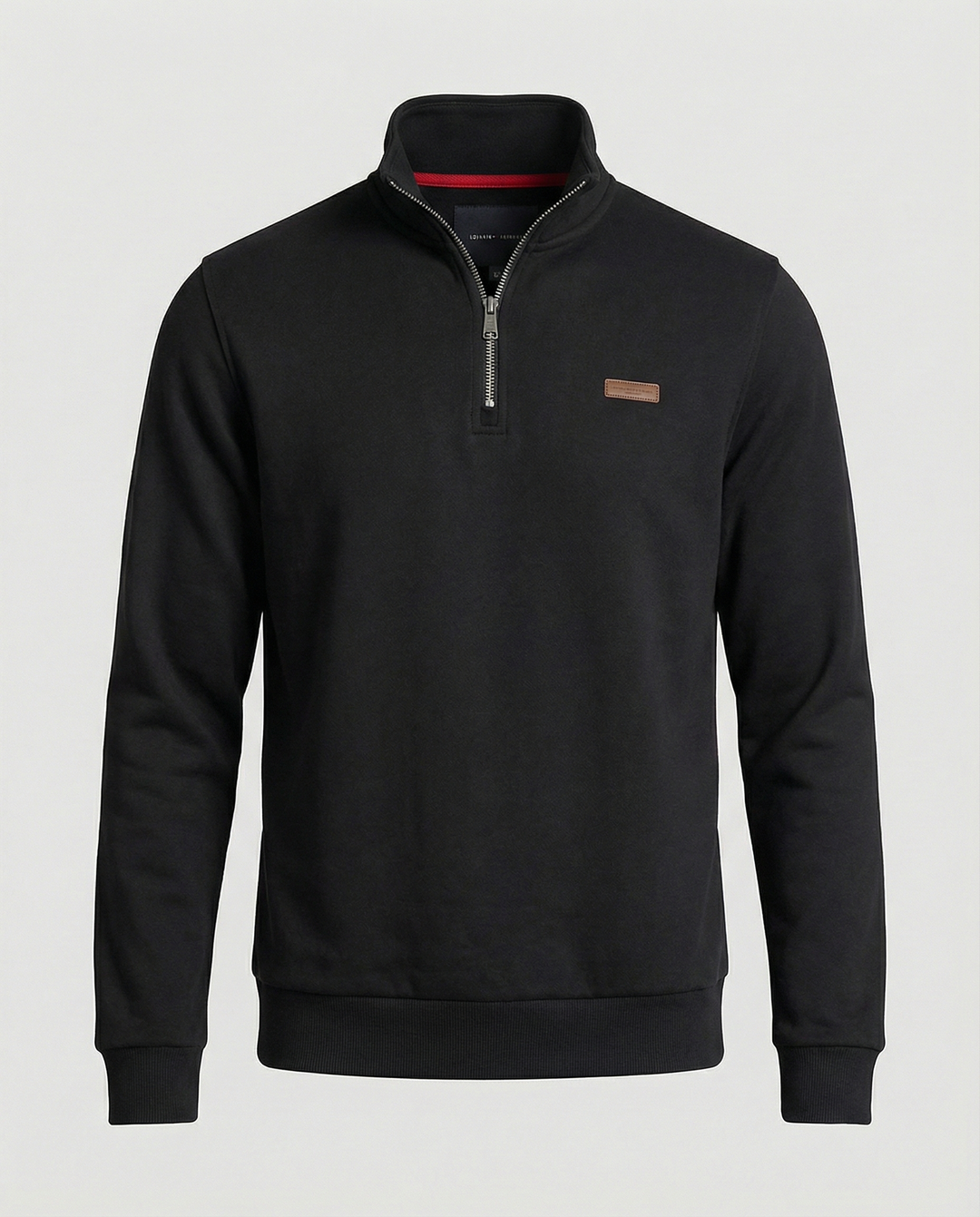 Herren Hochwertiger Fleece-Pullover mit halbem Reißverschluss R&B