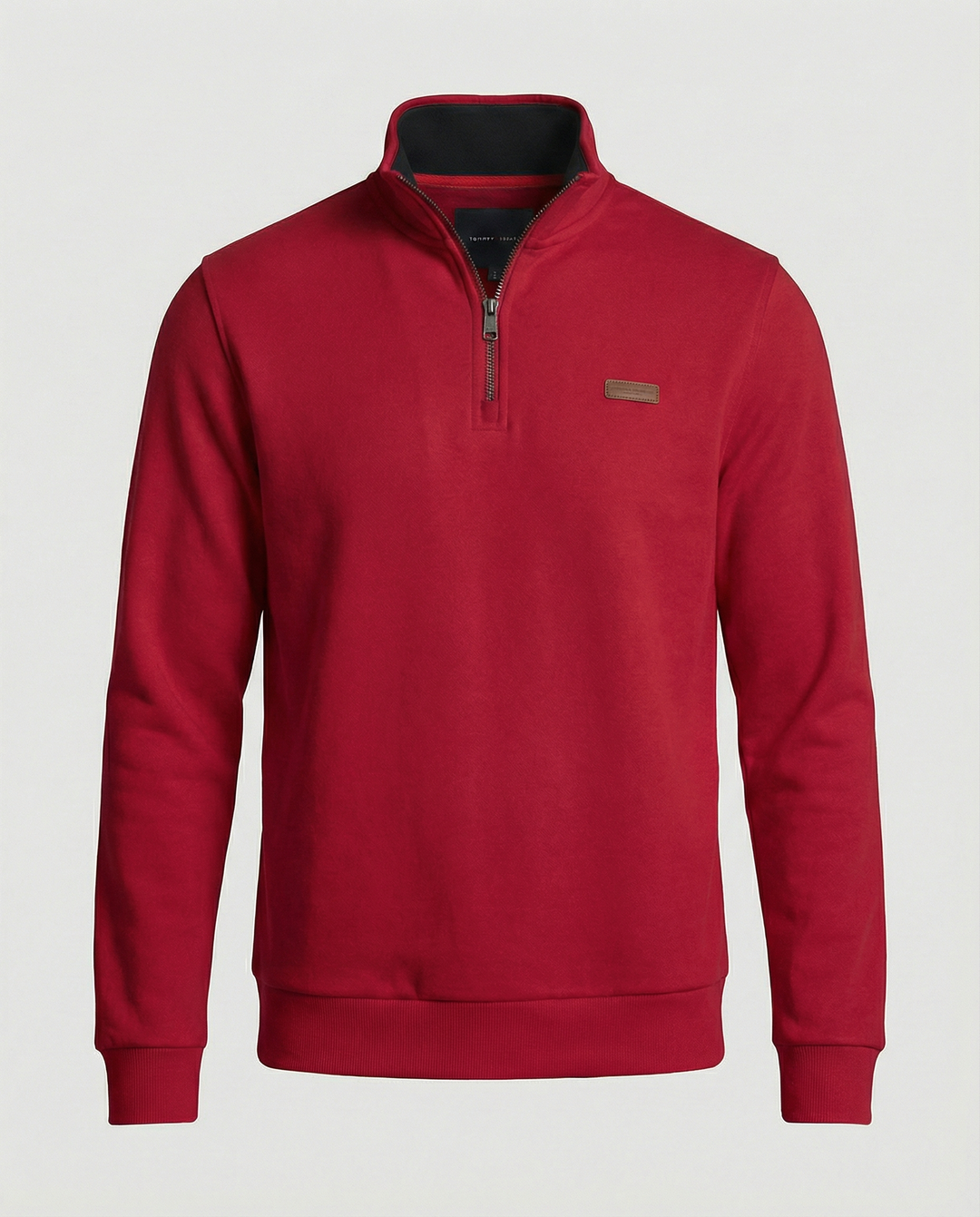 Herren Hochwertiger Fleece-Pullover mit halbem Reißverschluss R&B