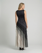 Damen Elegantes Kleid mit Figurbetonendem Schnitt & Ombre-Farbe | R&B