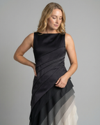 Damen Elegantes Kleid mit Figurbetonendem Schnitt & Ombre-Farbe | R&B