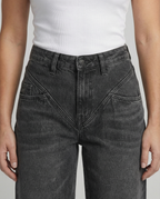 Damen hoch taillierte Vintage Jeans