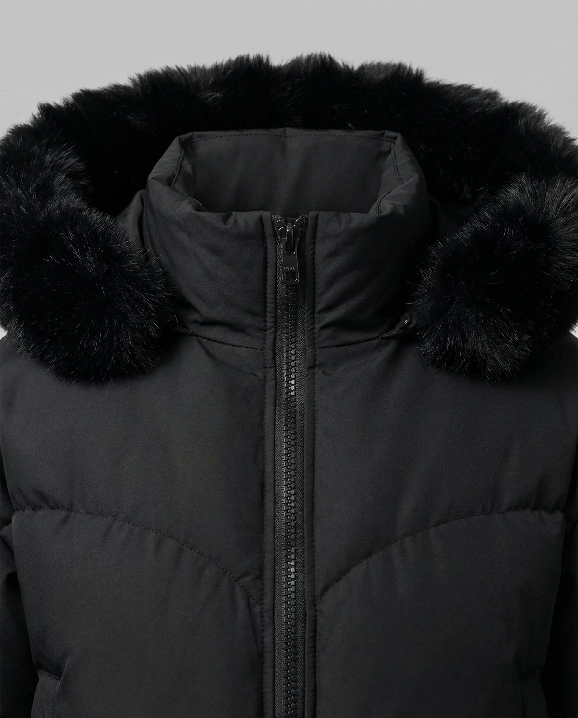 Stylische Warme Cropped Daunenjacke Damen | R&B