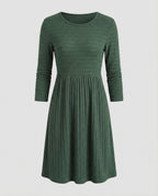 Strickkleid Lange Ärmel Damen | R&B