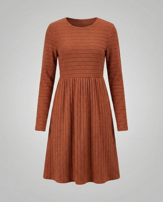 Strickkleid Lange Ärmel Damen | R&B