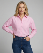 Damen Hemdbluse gestreift oversized