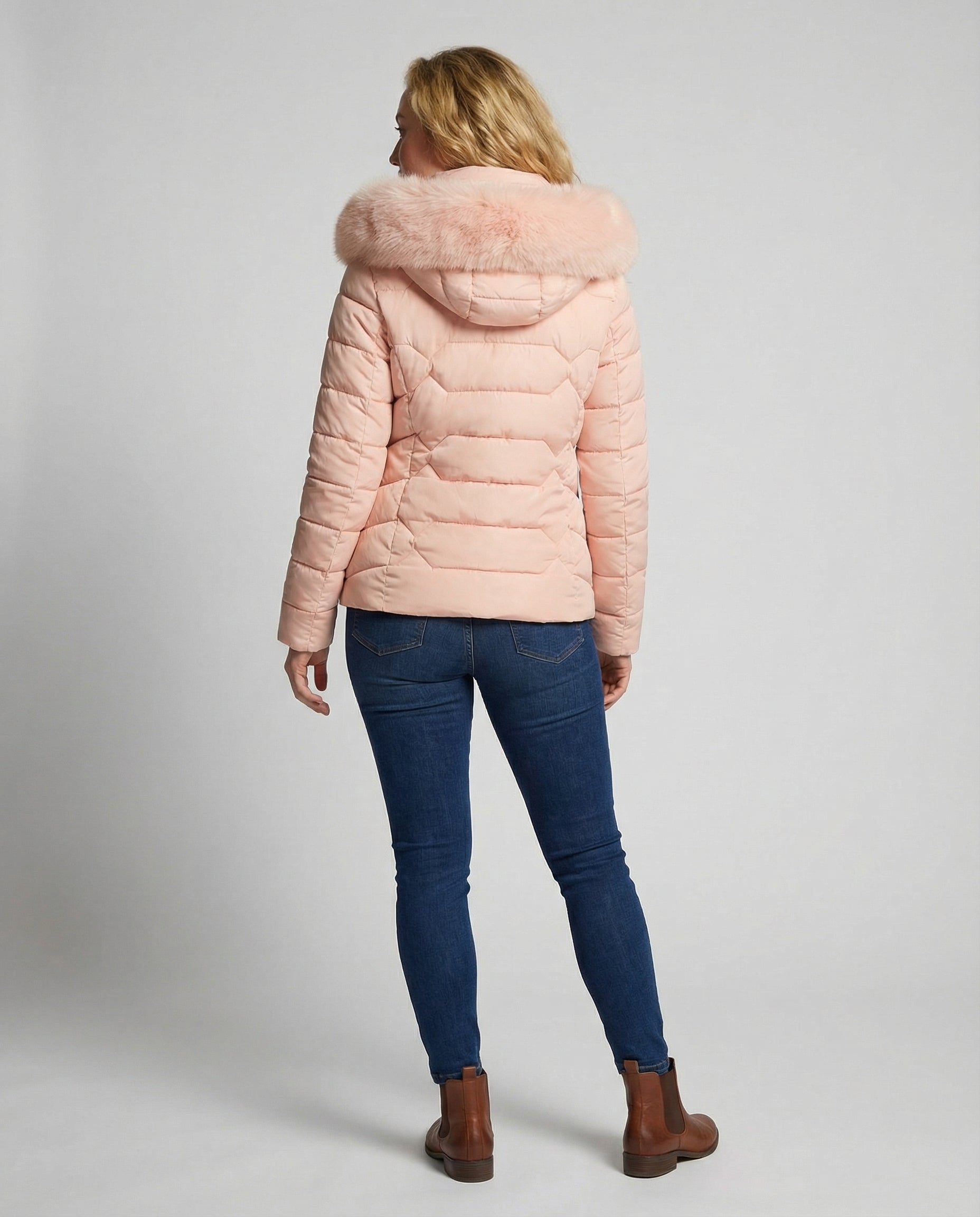 Damen Winterjacke Kunstfell | R&B