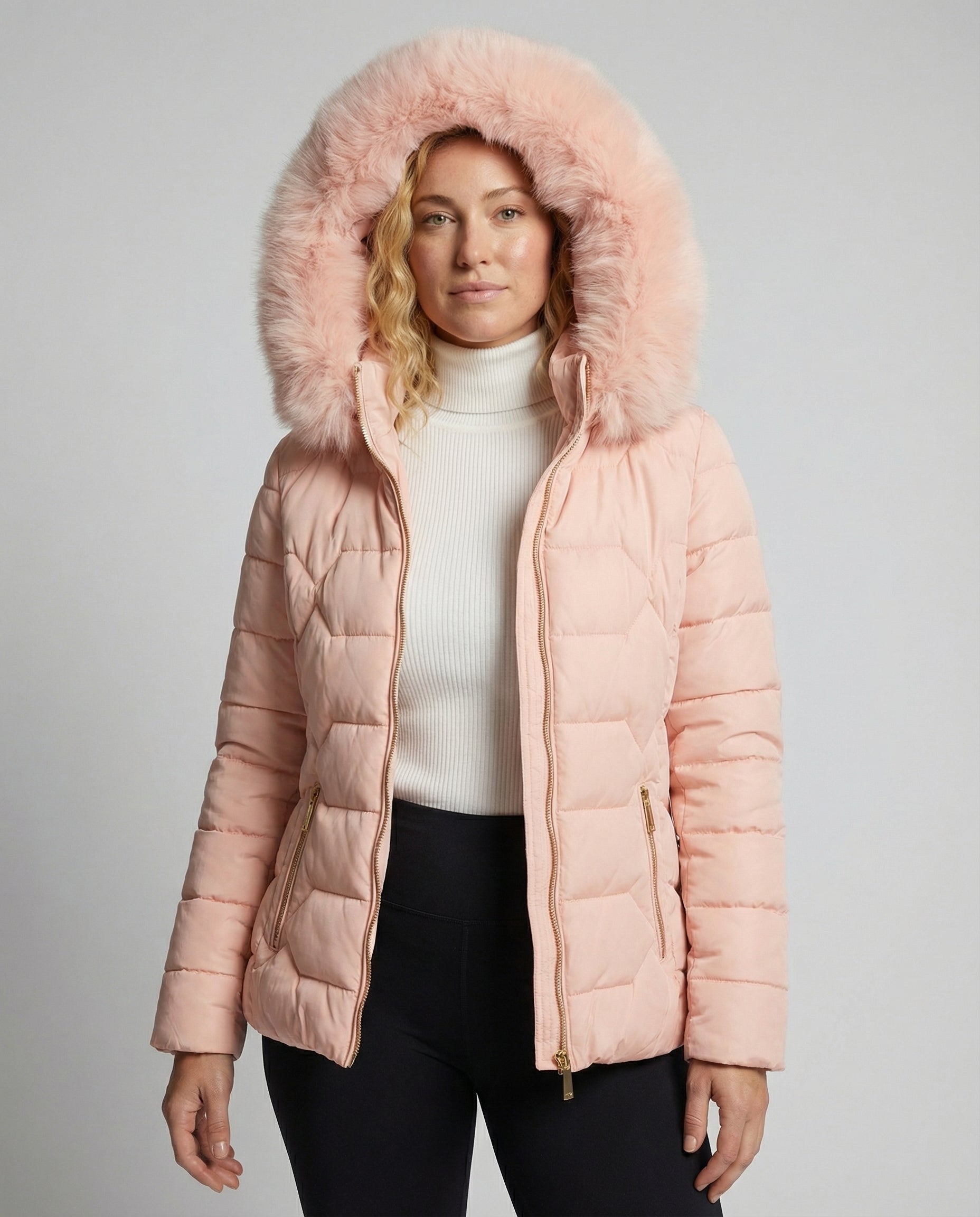 Damen Winterjacke Kunstfell | R&B