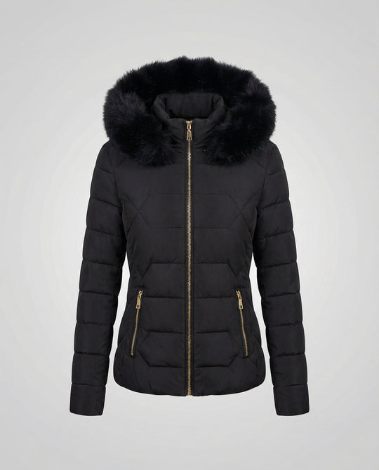 Damen Winterjacke Kunstfell | R&B