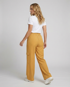 Damen Cargo-Hose mit weitem Schnitt und praktischen Taschen R&B