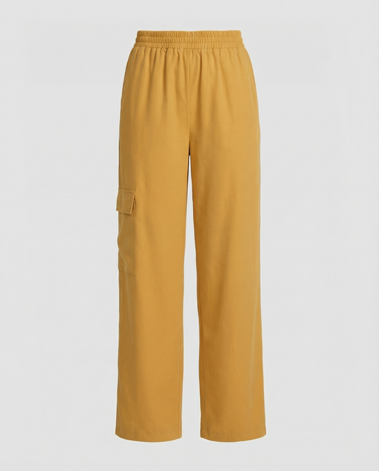 Damen Cargo-Hose mit weitem Schnitt und praktischen Taschen R&B