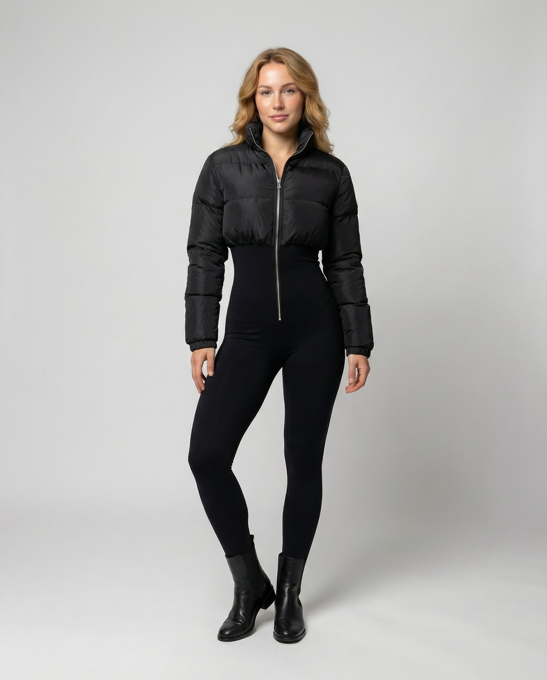Taillierte Warme Daunenjacke Damen | R&B