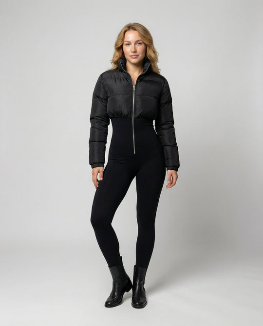 Taillierte Warme Daunenjacke Damen | R&B