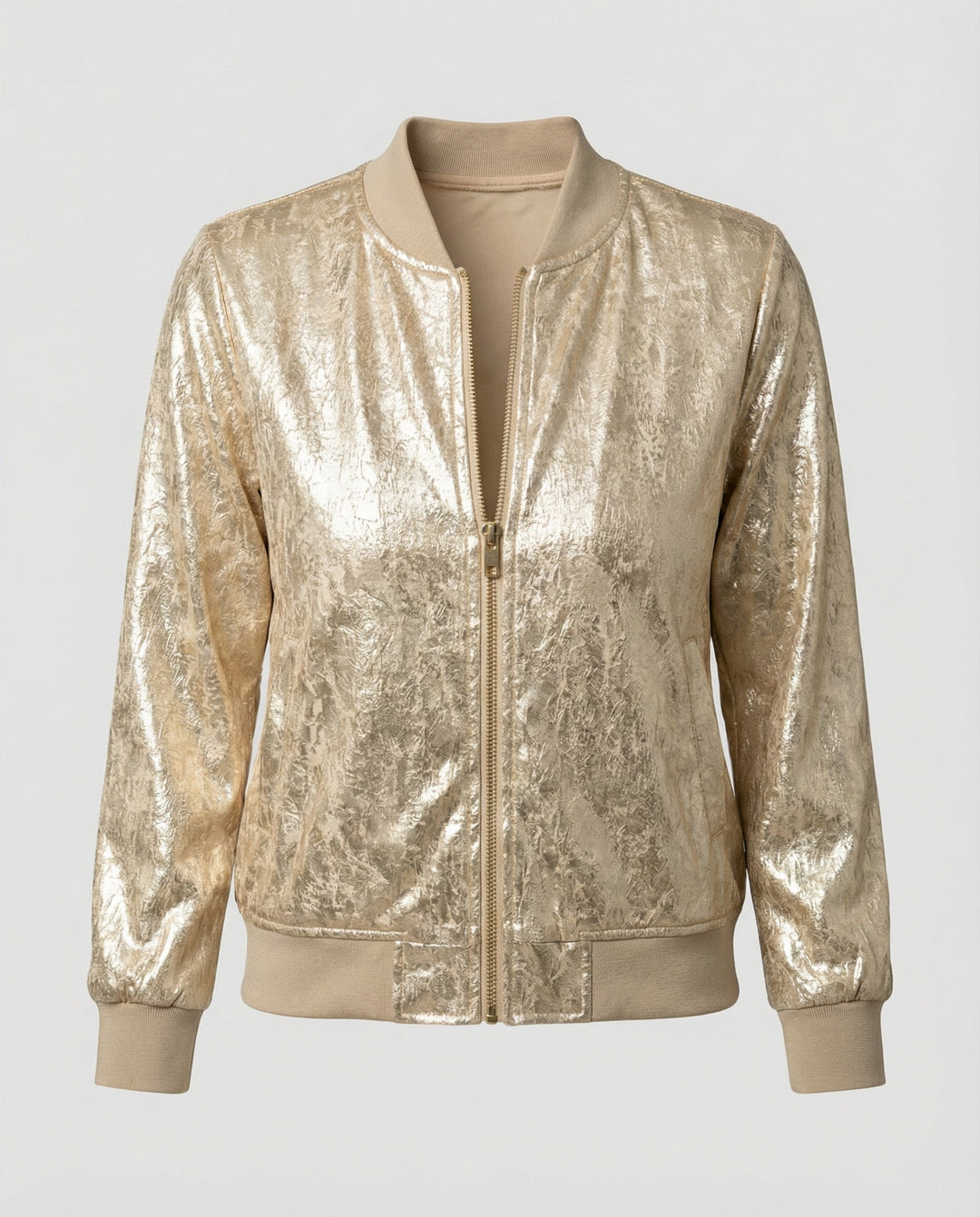 Glänzende Bomberjacke Damen | R&B