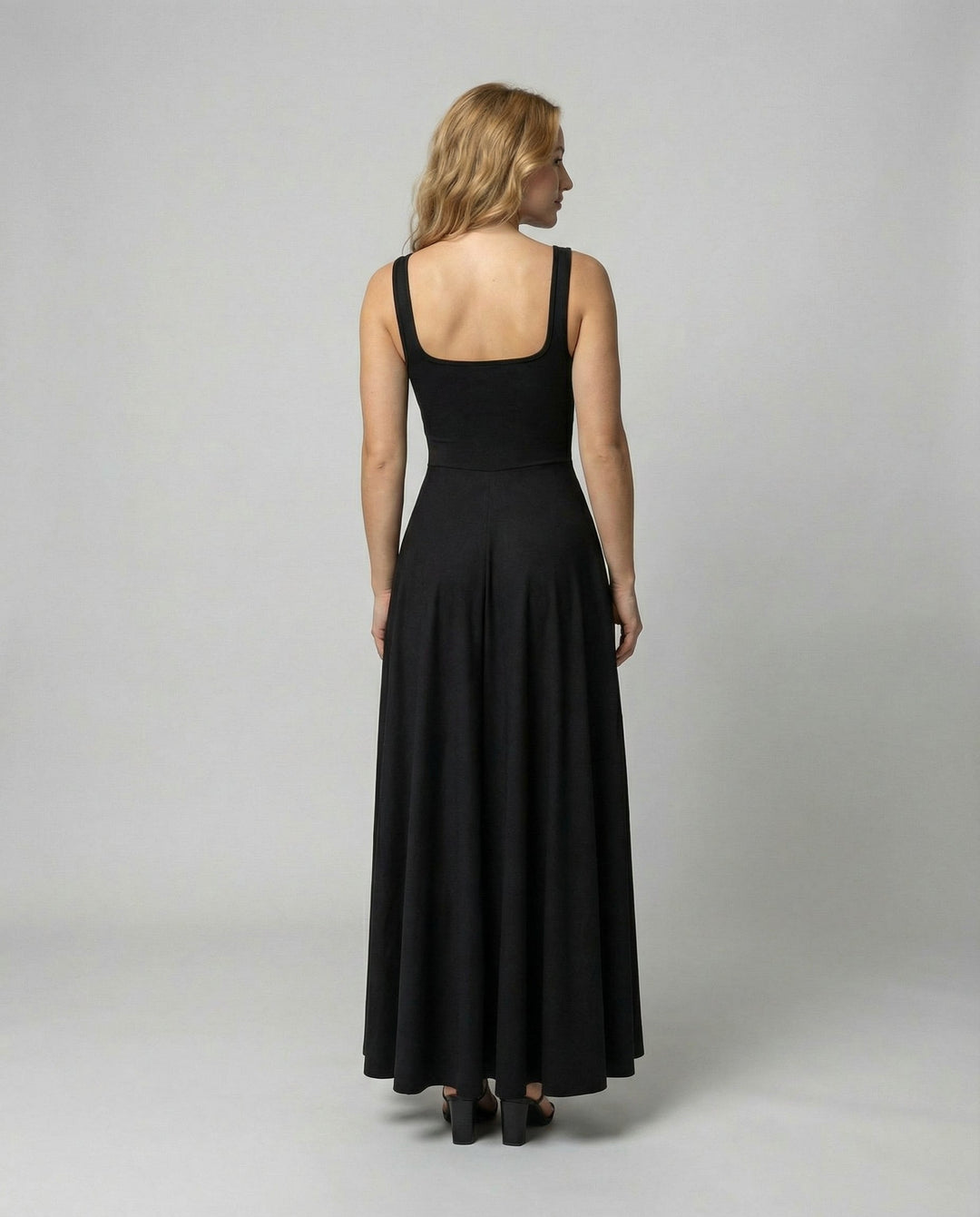 Weiches Quadratisches Maxikleid Damen | R&B
