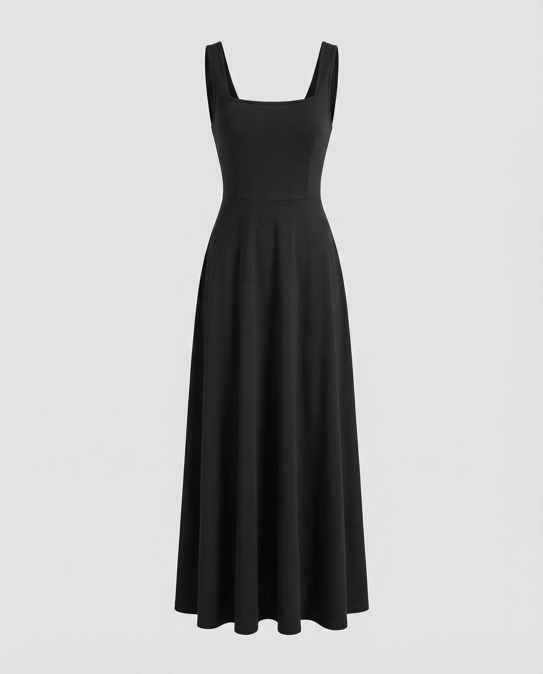 Weiches Quadratisches Maxikleid Damen | R&B