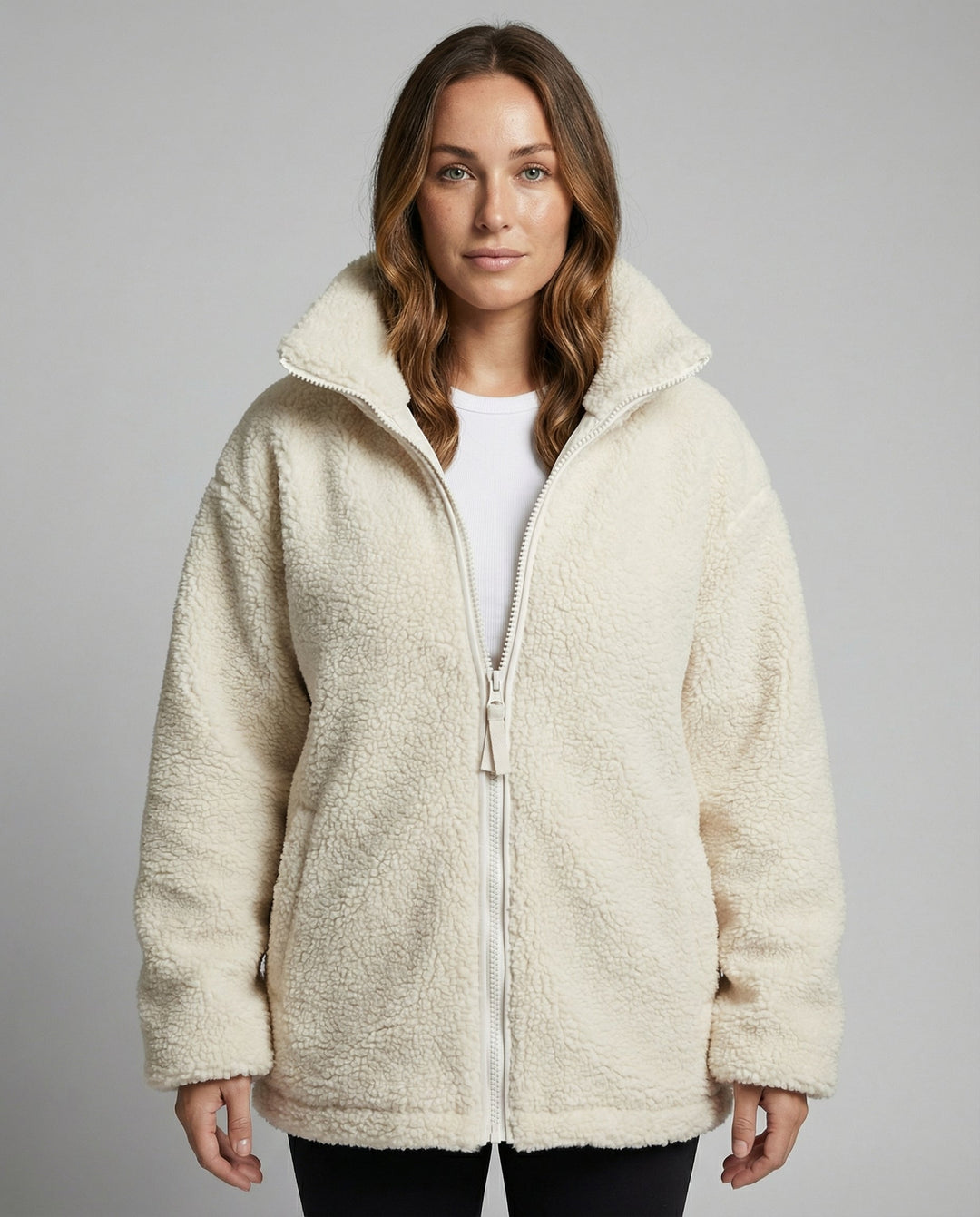 Herren Oversized Fleecejacke Warm | R&B