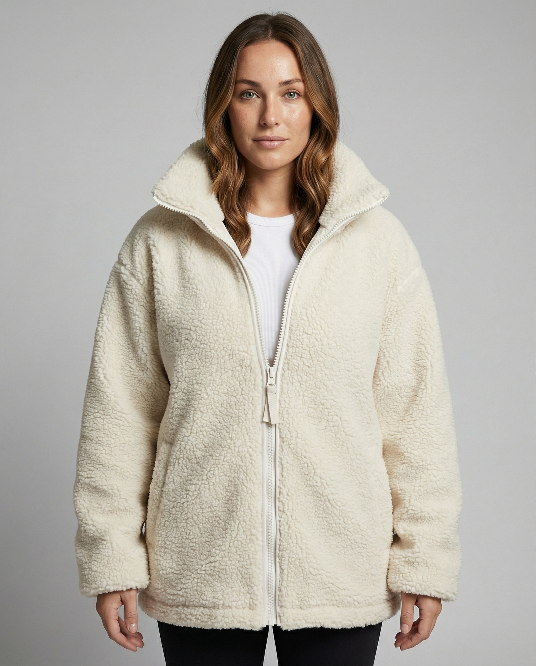 Herren Oversized Fleecejacke Warm | R&B