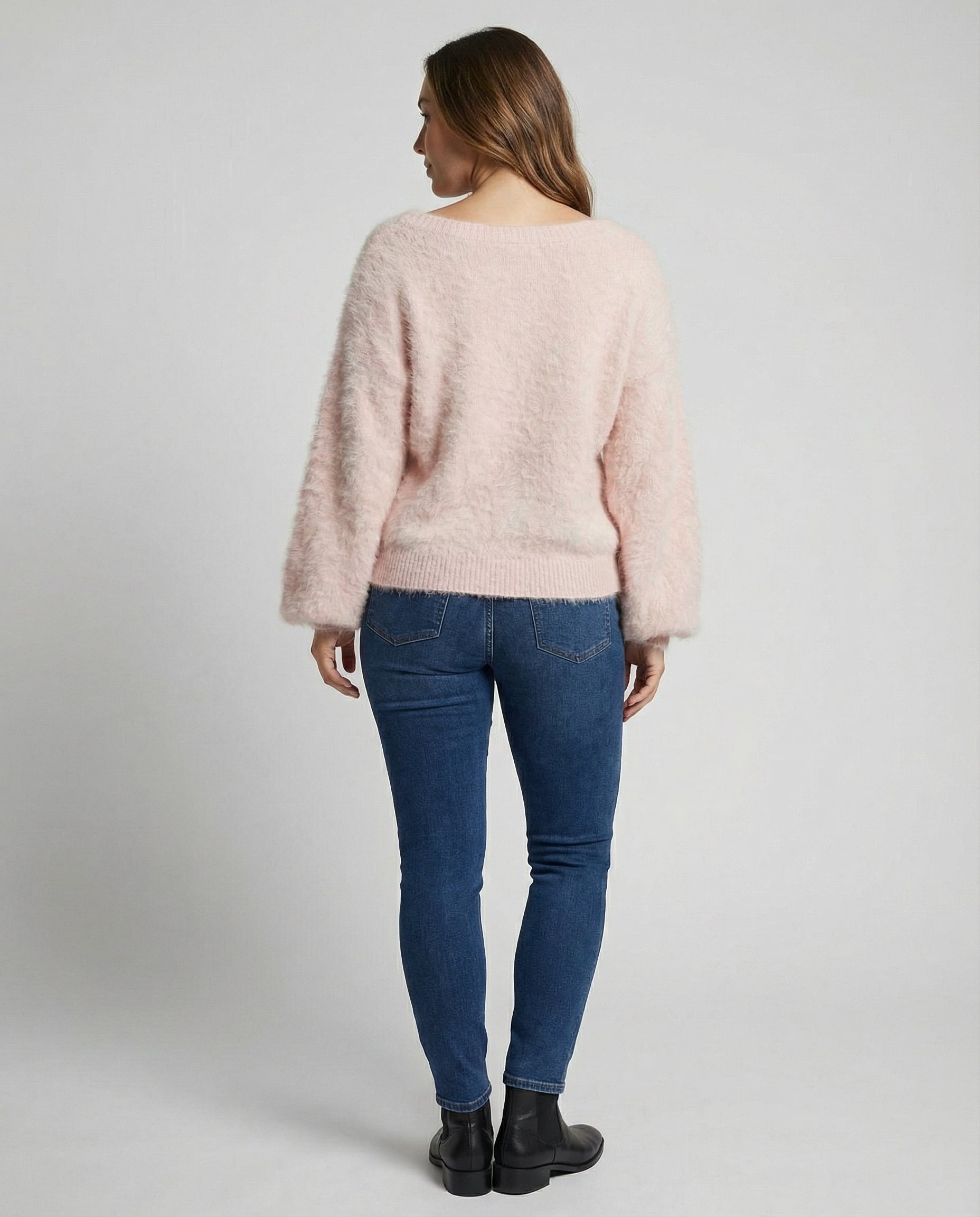 Damen Mohair-Oversized Pullover | R&B