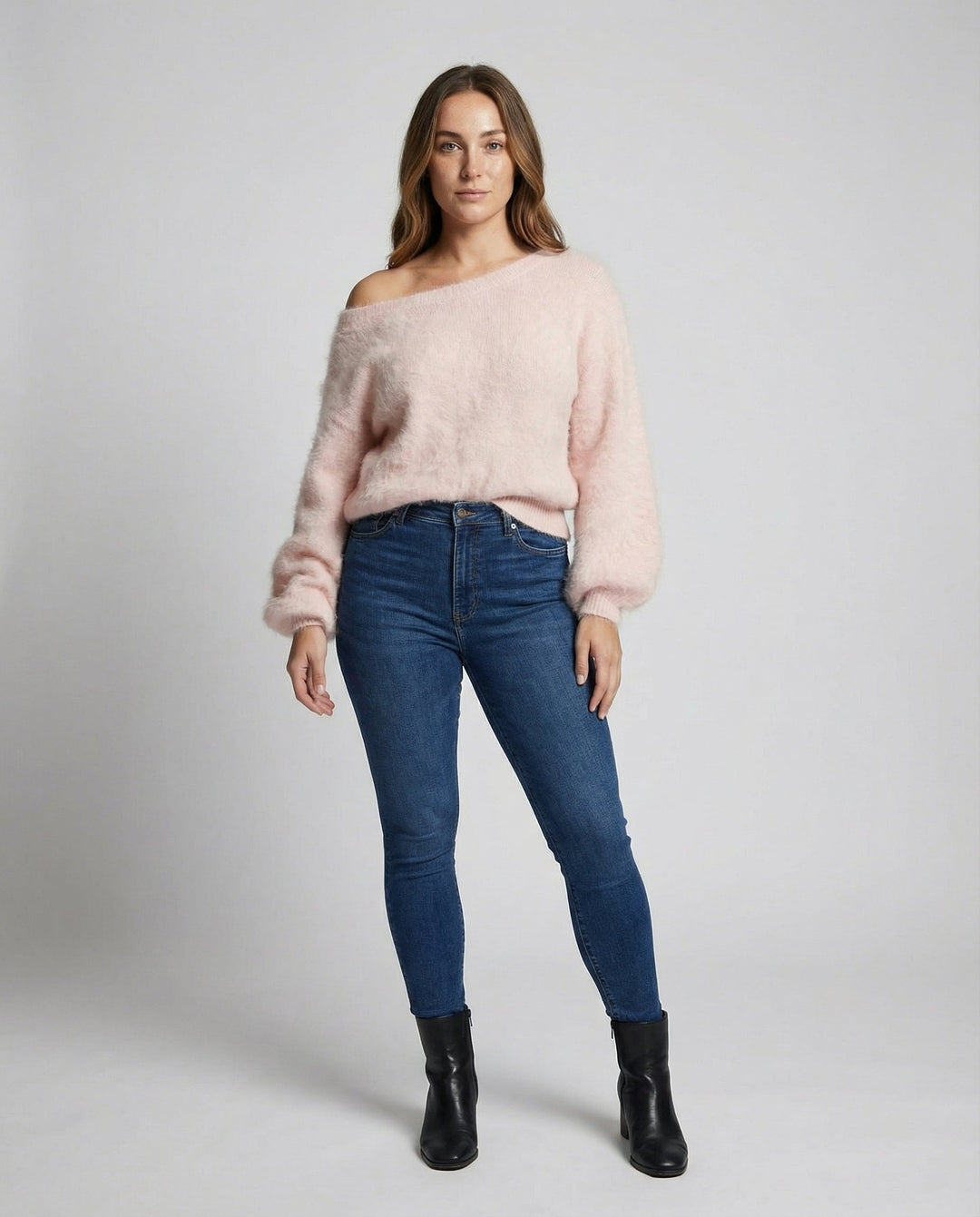 Damen Mohair-Oversized Pullover | R&B