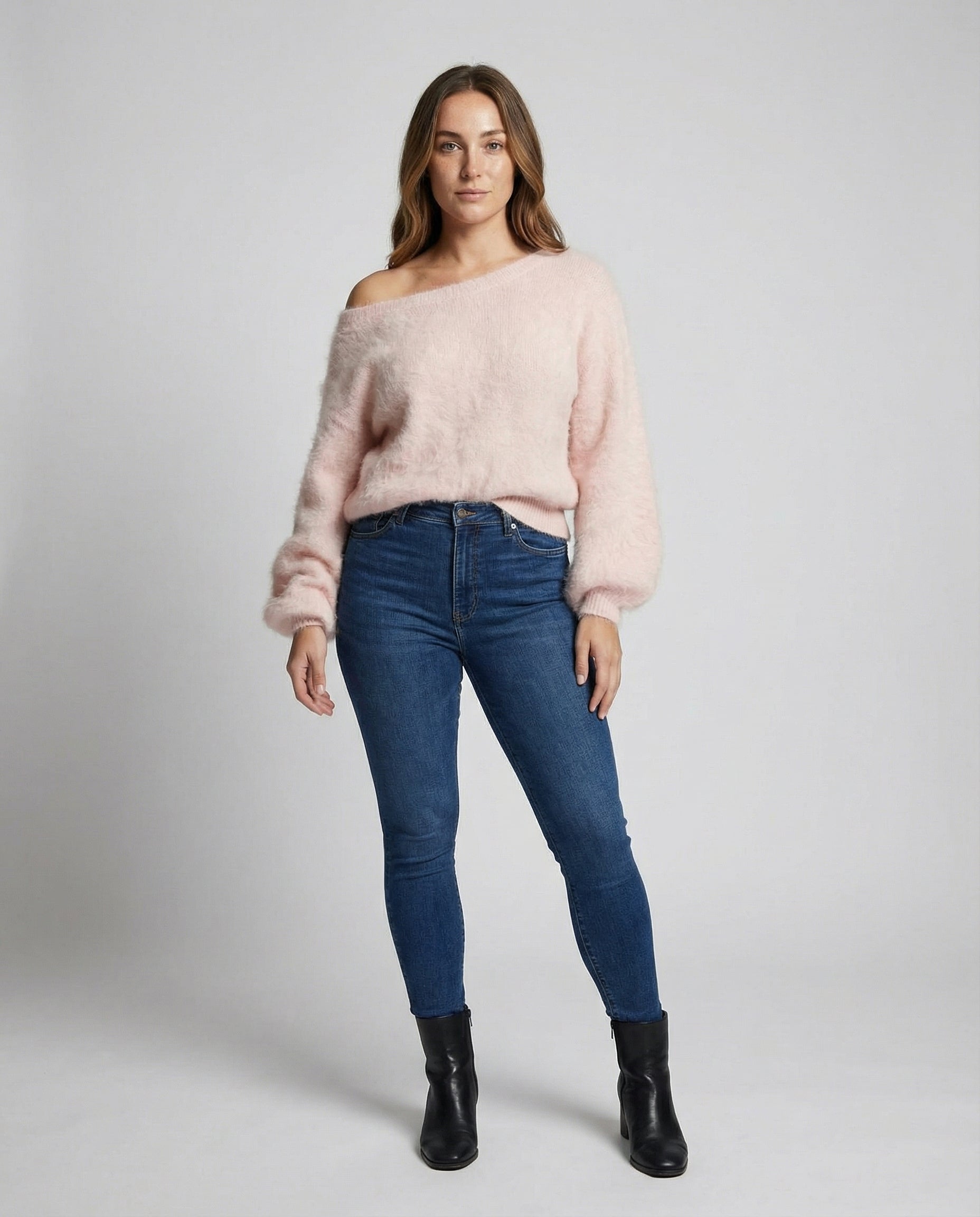 Damen Mohair-Oversized Pullover | R&B