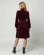 Elegantes Samtkleid Damen | R&B