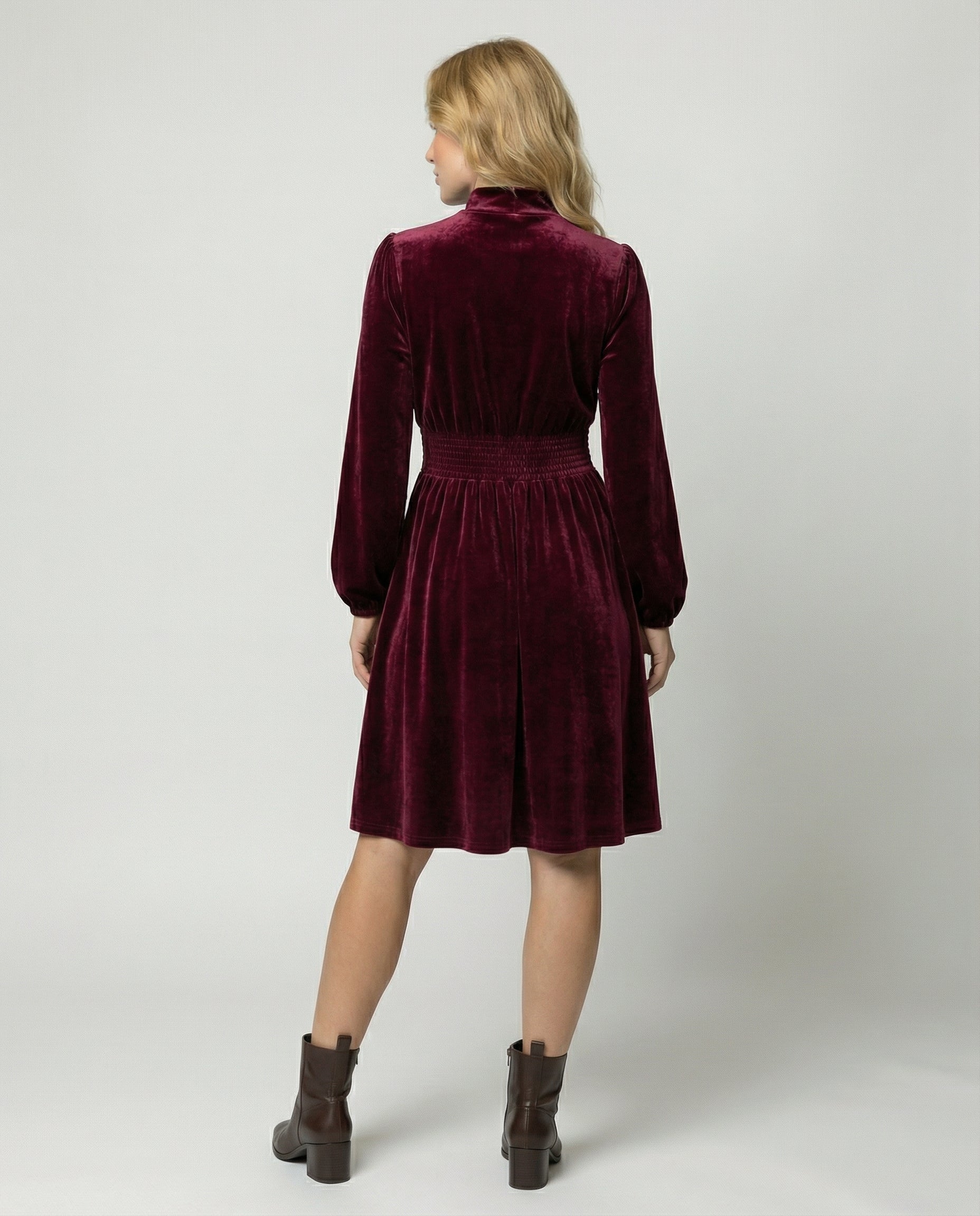 Elegantes Samtkleid Damen | R&B