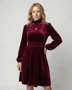 Elegantes Samtkleid Damen | R&B