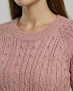 Strickkleid Zopfdesign Damen | R&B