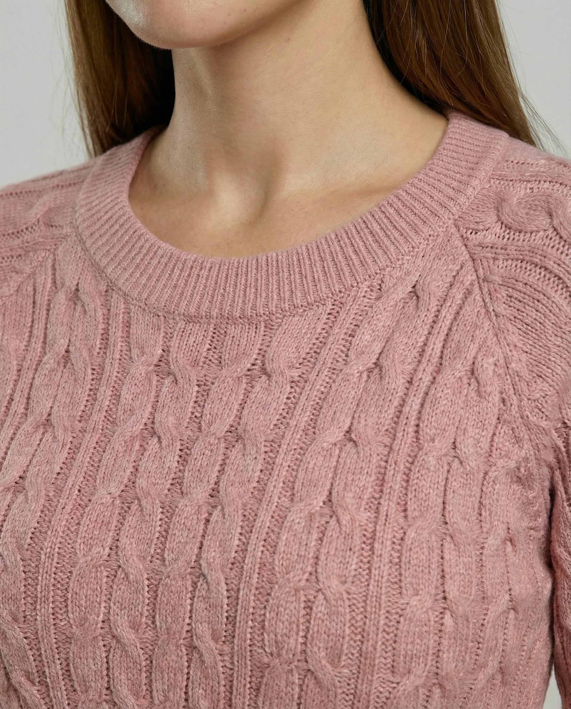 Strickkleid Zopfdesign Damen | R&B