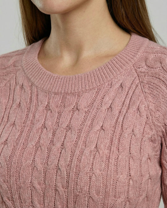 Strickkleid Zopfdesign Damen | R&B
