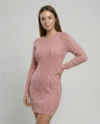 Strickkleid Zopfdesign Damen | R&B