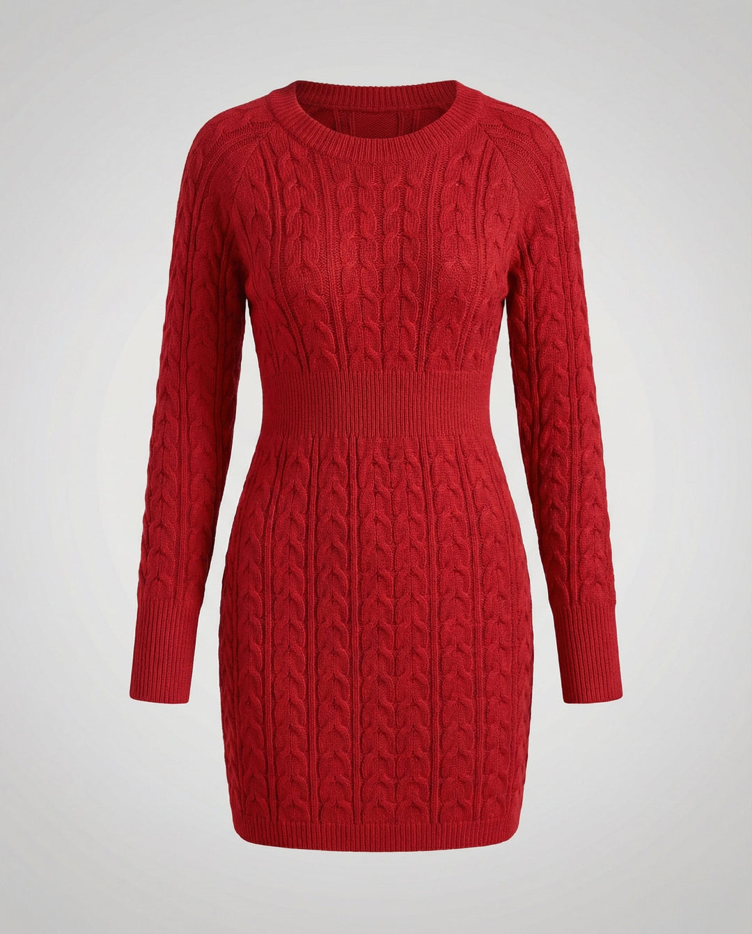 Strickkleid Zopfdesign Damen | R&B