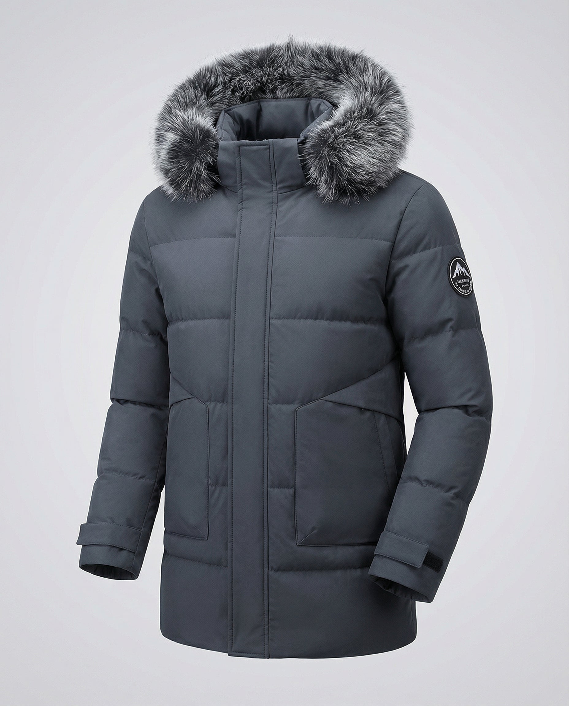 Warmer Winterparka Damen Kapuze | R&B