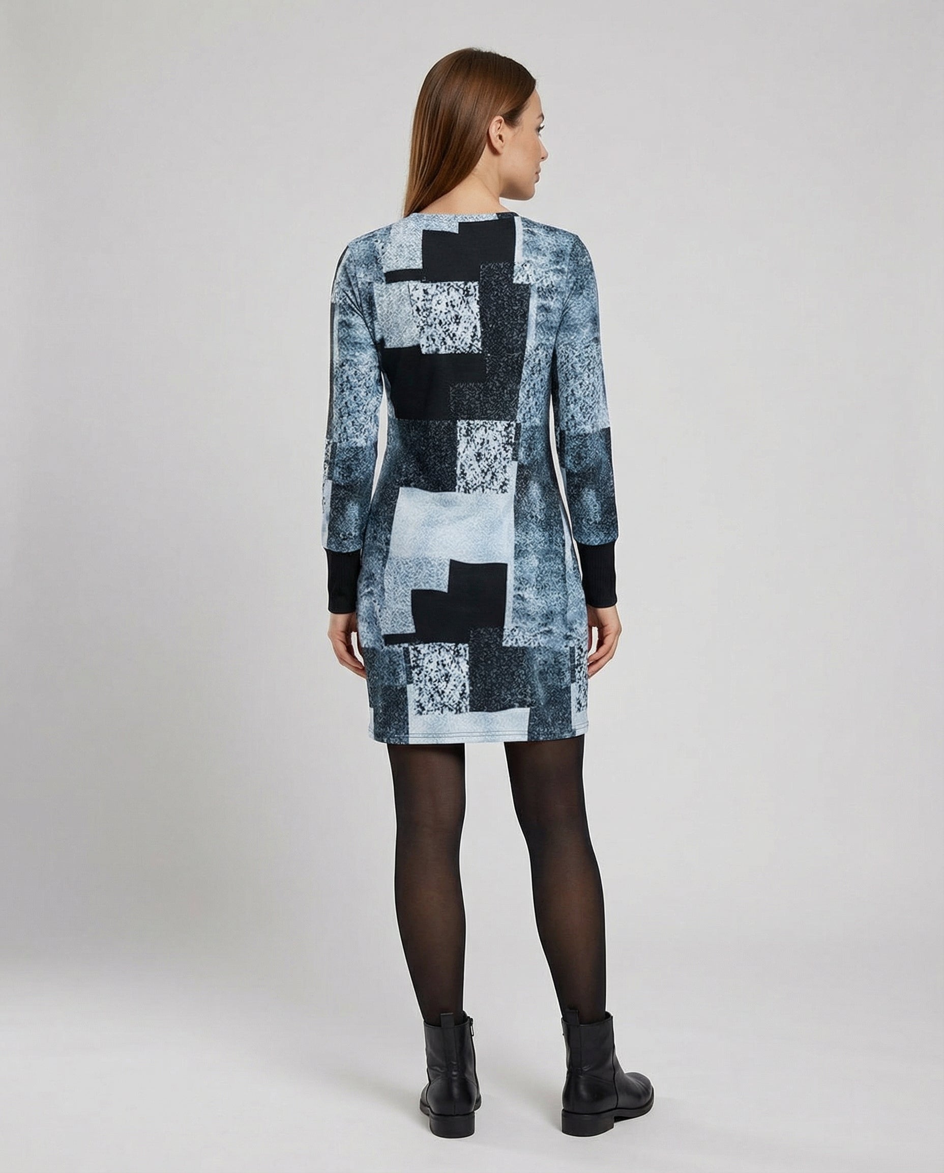 Damen Strickkleid Geometrisch | R&B