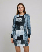 Damen Strickkleid Geometrisch | R&B