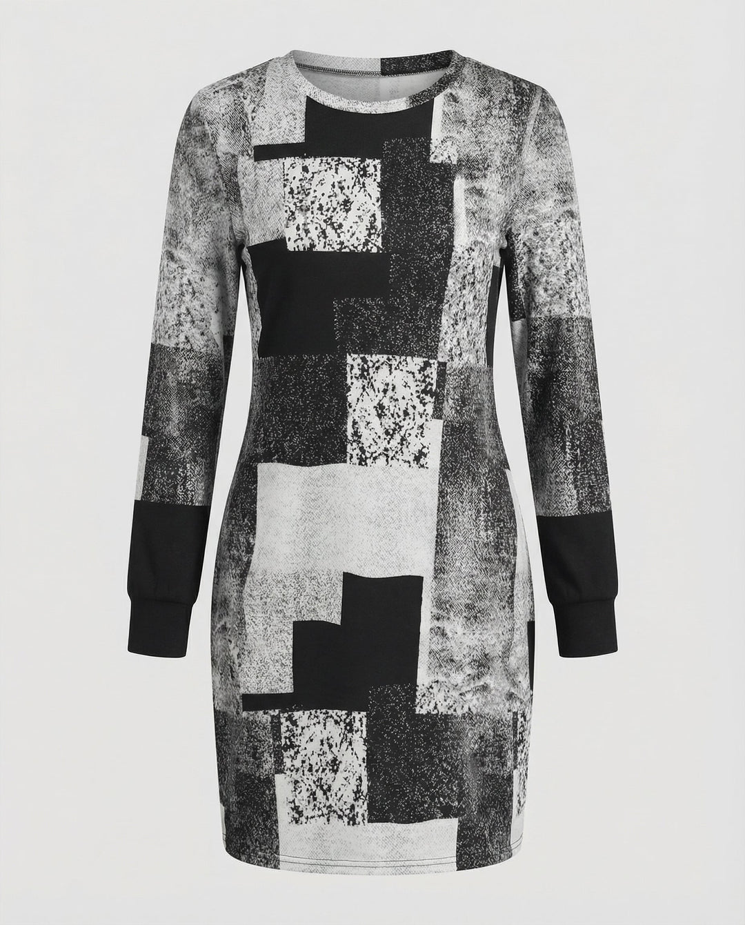 Damen Strickkleid Geometrisch | R&B