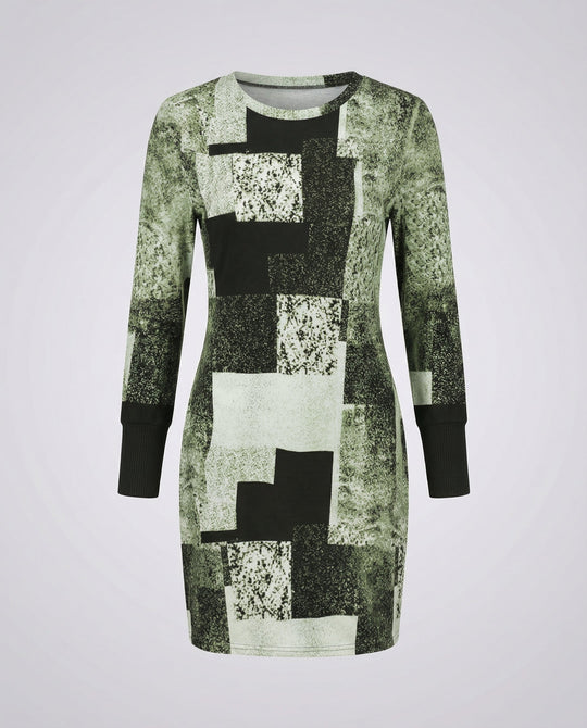 Damen Strickkleid Geometrisch | R&B