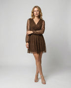 Schimmerndes Cocktailkleid Damen | R&B