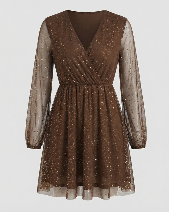 Schimmerndes Cocktailkleid Damen | R&B