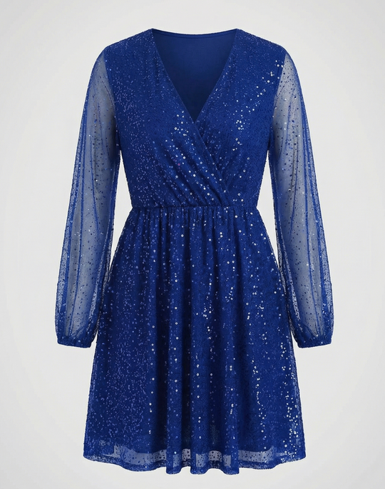 Schimmerndes Cocktailkleid Damen | R&B