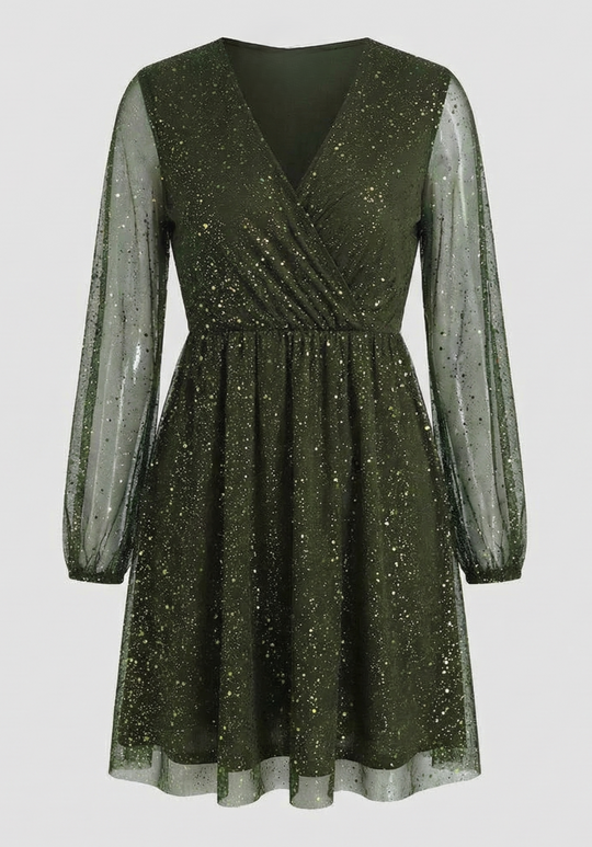 Schimmerndes Cocktailkleid Damen | R&B
