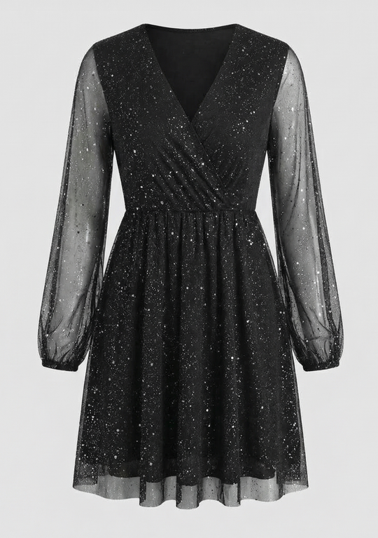 Schimmerndes Cocktailkleid Damen | R&B