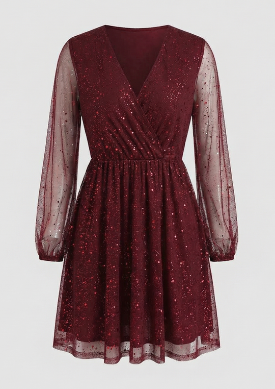 Schimmerndes Cocktailkleid Damen | R&B
