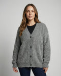 Kuschelige Mohair Strickjacke Damen | R&B