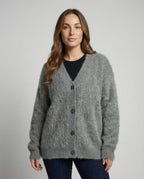 Kuschelige Mohair Strickjacke Damen | R&B