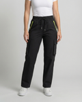 Cargohose Damen mit elastischem Bund und praktischen Taschen