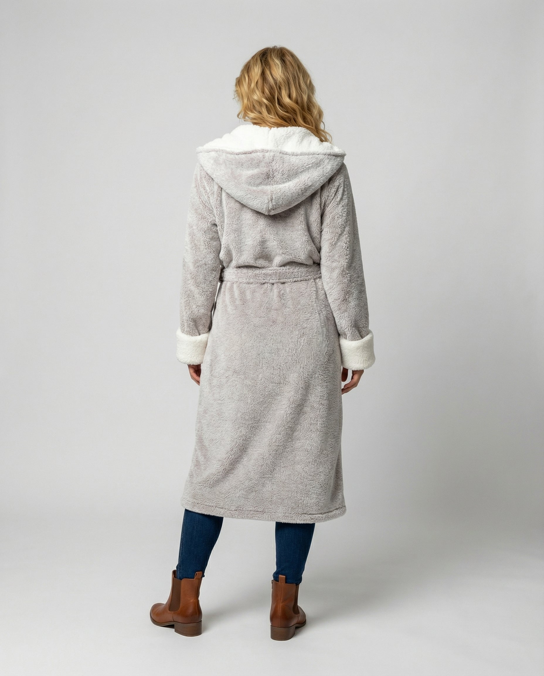 Kuscheliger Fleece Morgenmantel Damen | R&B