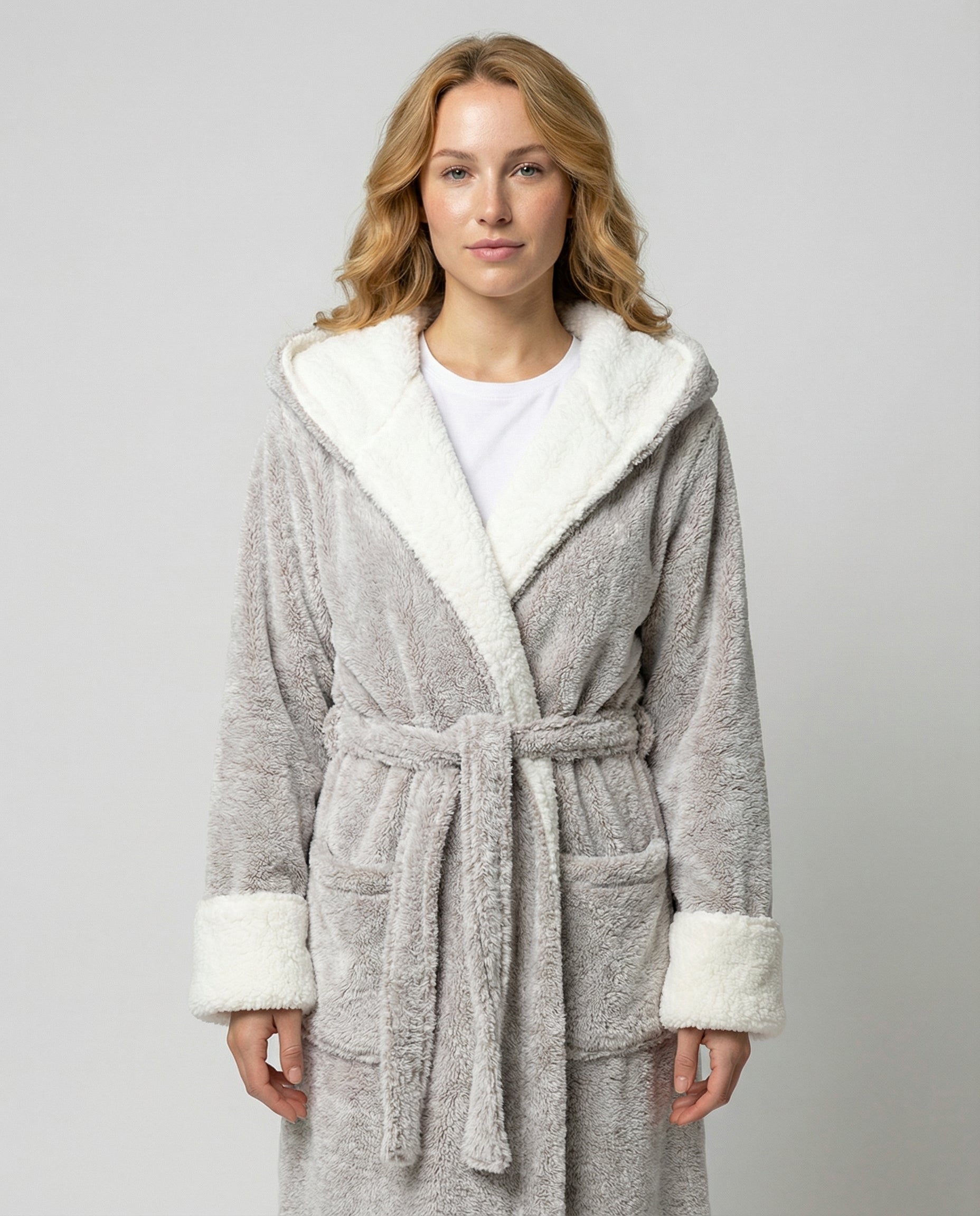 Kuscheliger Fleece Morgenmantel Damen | R&B