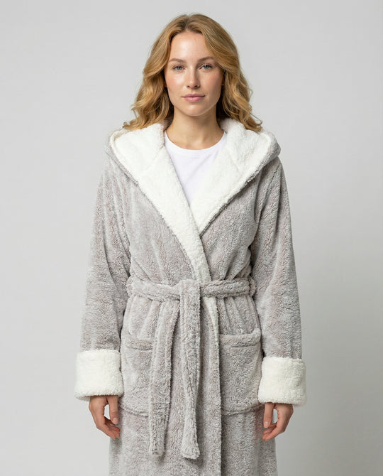 Kuscheliger Fleece Morgenmantel Damen | R&B