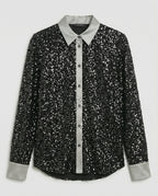 Glitzernde Damen Paillettenbluse | R&B